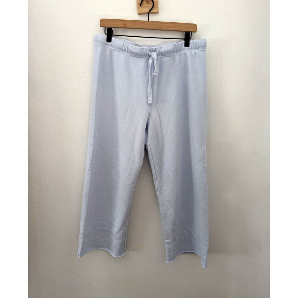 Frank & Eileen Catherine Favorite Sweatpant Lg Ice Light Blue drawstring Lounge